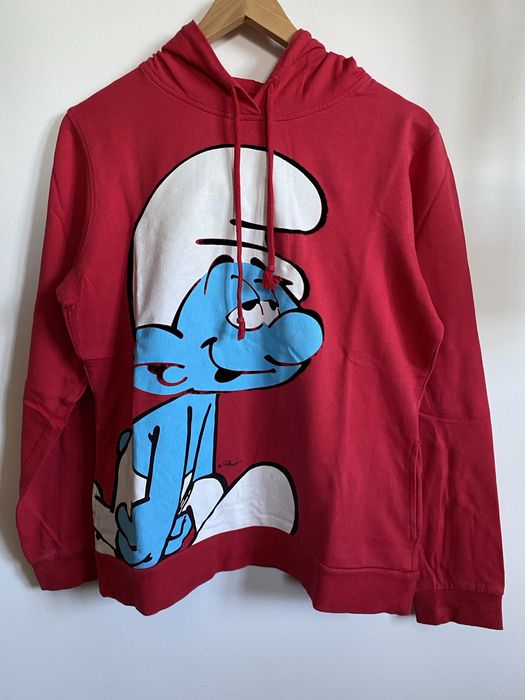 Hoodie Smurfs vermelho e azul C&A