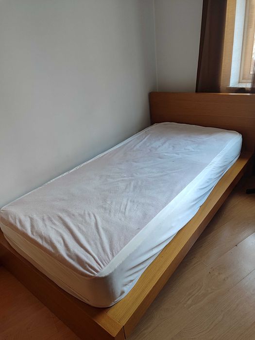 Cama de Solteiro King + colchão ortopédico e capa protetora