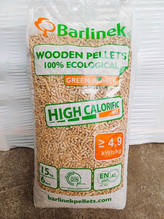 Pellet BARLINEK A1 EN PLUS DIN Plus pelet Transport GRATIS 25,80 worek