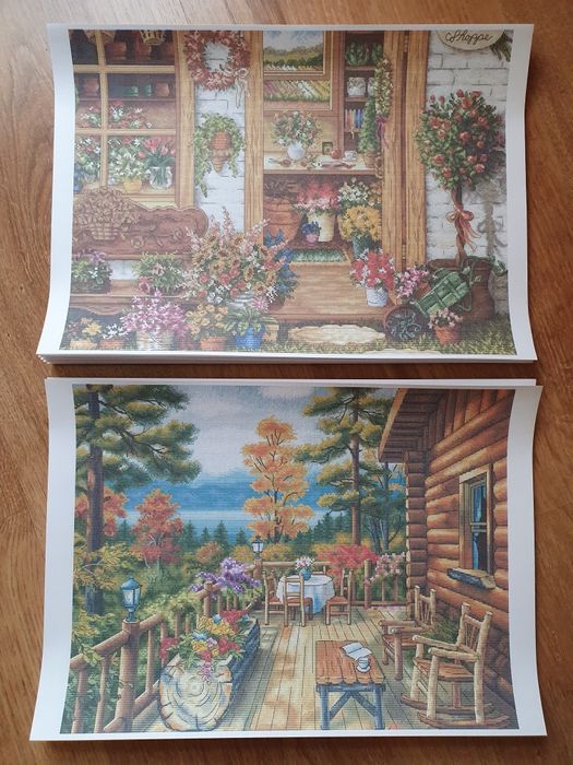 Схемы вышивки крестом. Бумажные