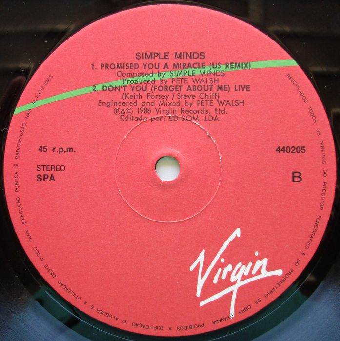 Simple Minds - - - - - All the Things She Said - - - - - Maxi Single