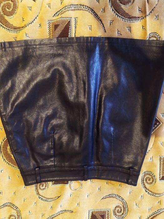 Юбка мини кожзам