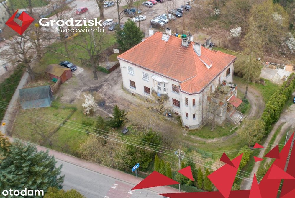 Zabytkowa willa "Dom Rejenta" na działce 1890 m²  Grodzisk Mazowiecki