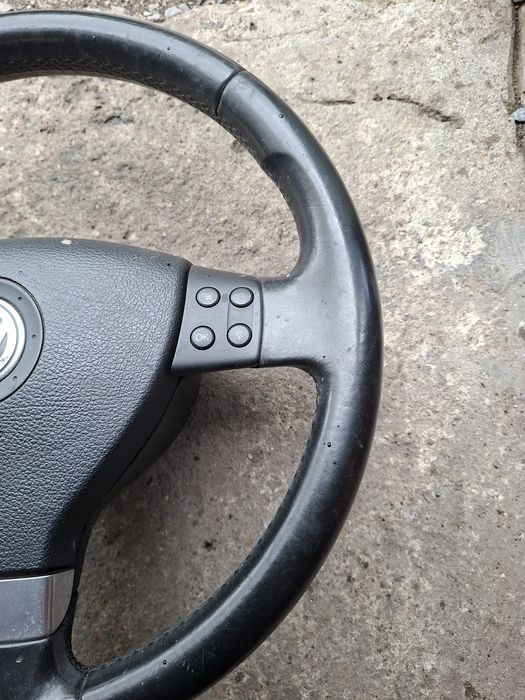 Kierownica vw passat b6 touran golf v poduszka wiązka  multifunkcja