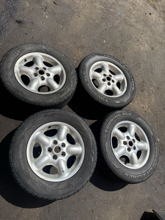 диски з резиною land rover frilander 5/114.3/16резина 235/60/16