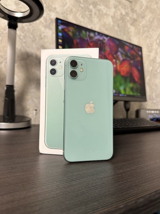 iPhone 11 128Gb | Идеал | Полный комплект | АКБ 81% | Айфон