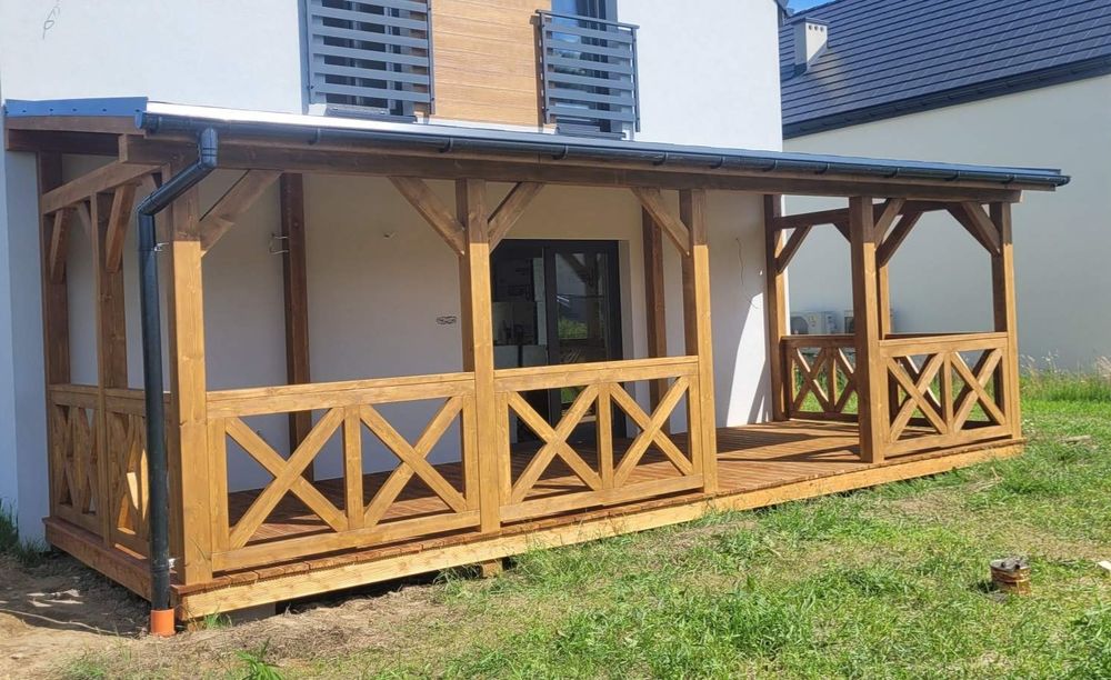 Zadaszenie tarasu wiata solidnie i kompleksowo