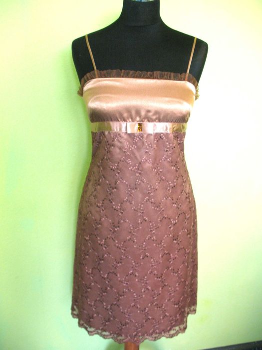 Sukienka na ramiączka - 36 S -  biust 85 cm