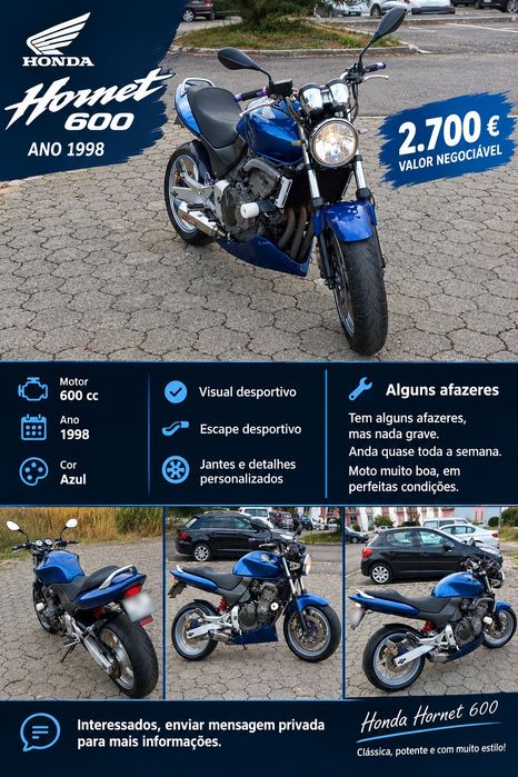 Honda hornet 1998