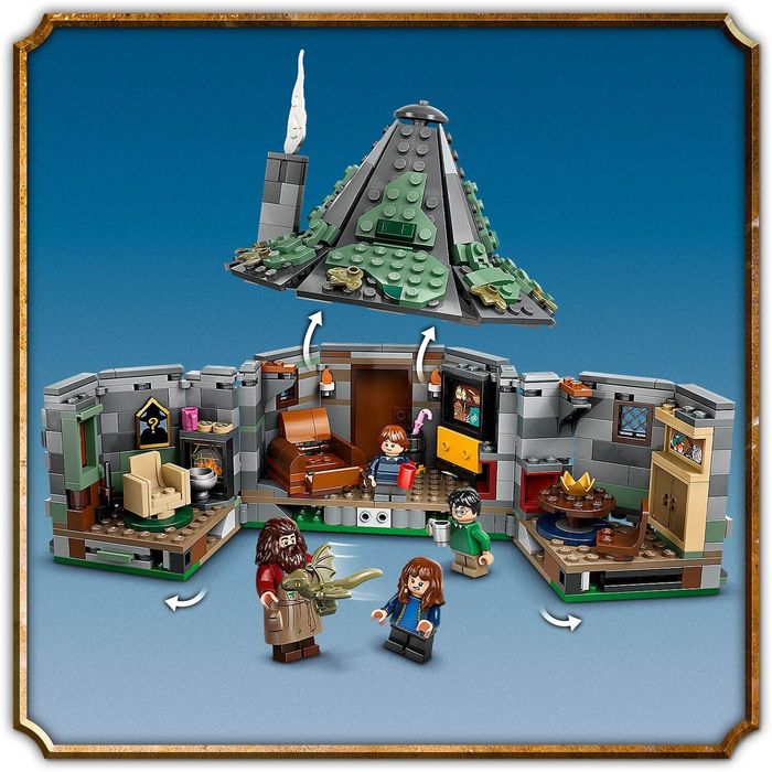 LEGO Harry Potter Хатинка Геґріда: Несподівані гості (76428)