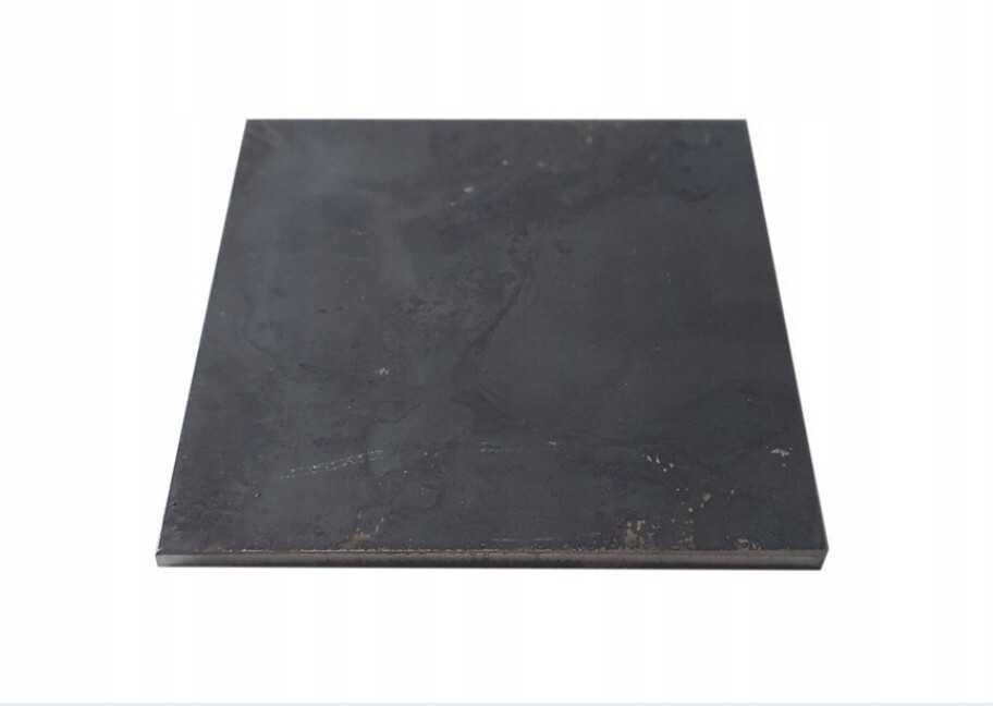 Blacha stalowa formatka marka wypałki 100x100x12