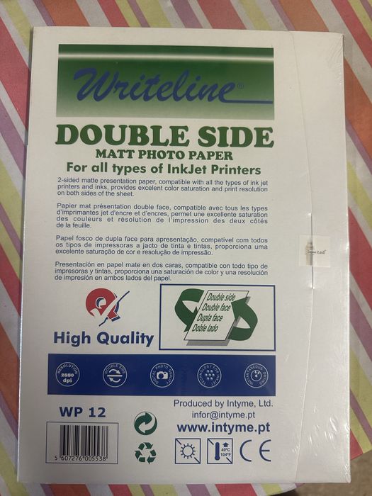 Writeline Double Side Matt Photo Paper