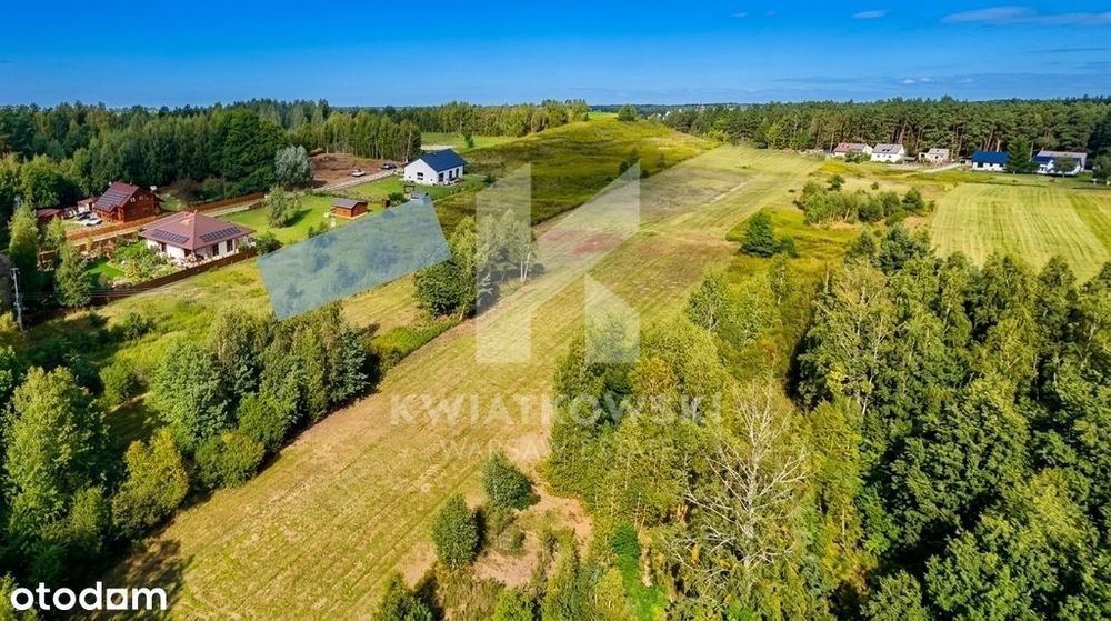 2 x Działka 1270 m² | Kąck, ul. Partyzantów | las - Widok 4