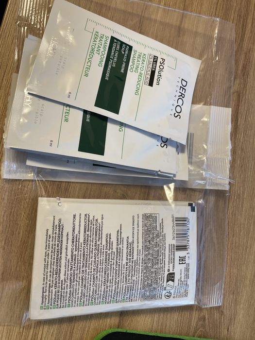 Vichy Dercos PSOlution, szampon keratolityczny, 72ml, saszetkii