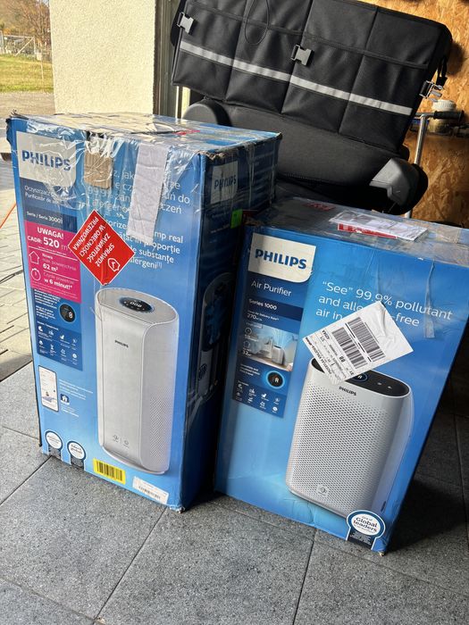 Oczyszczacz philips z dodatkowym ubezpieczeniem.