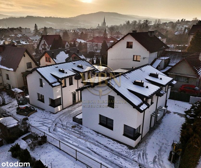 Dwupoziomowe mieszkanie z ogródkiem i tarasem | Myślenice | parking w