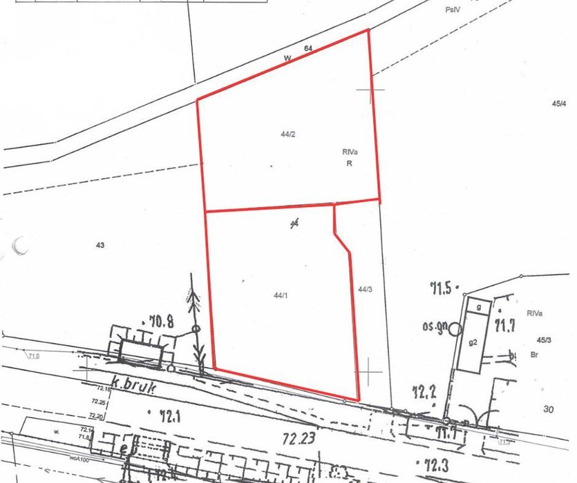 Działka budowlana Kłodzisko 777 m² blisko Wronek Wronki ok 9km - Widok 2