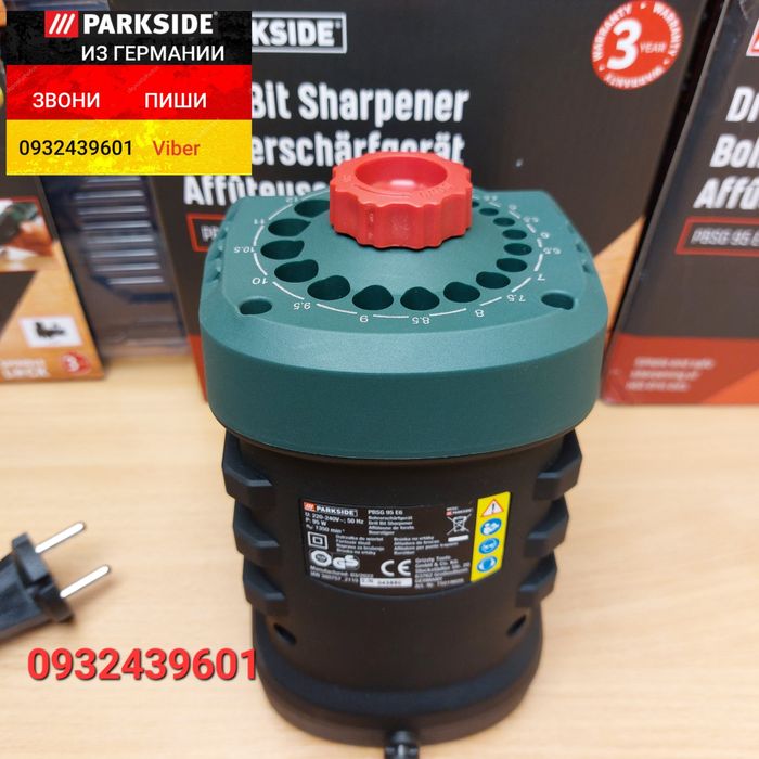 НОВЫЙ Станок для заточки сверл из Германии. Parkside PBSG 95 G6 точилк