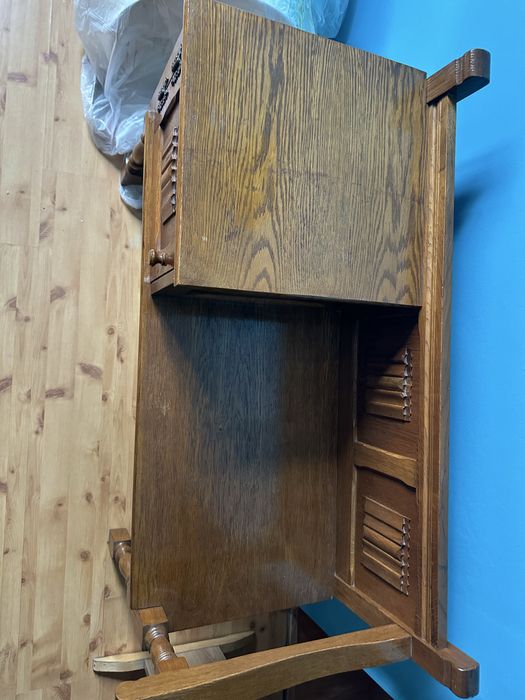 Szafka antyczna debowa pod telefon