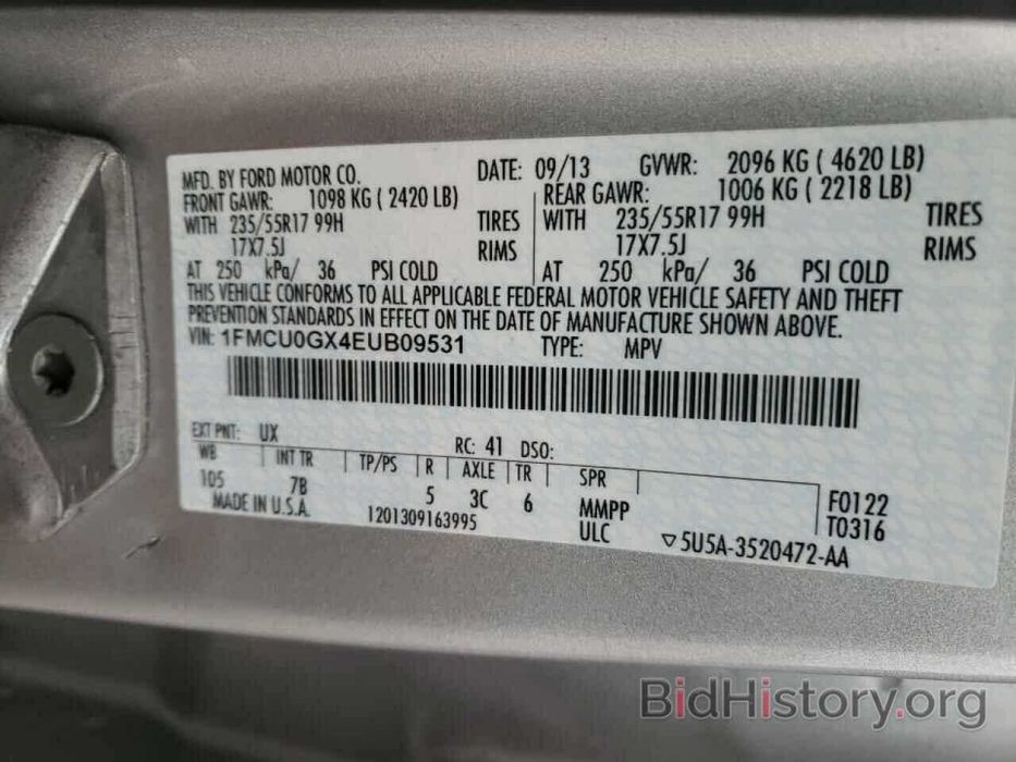 Легковий автомобіль Ford Escape