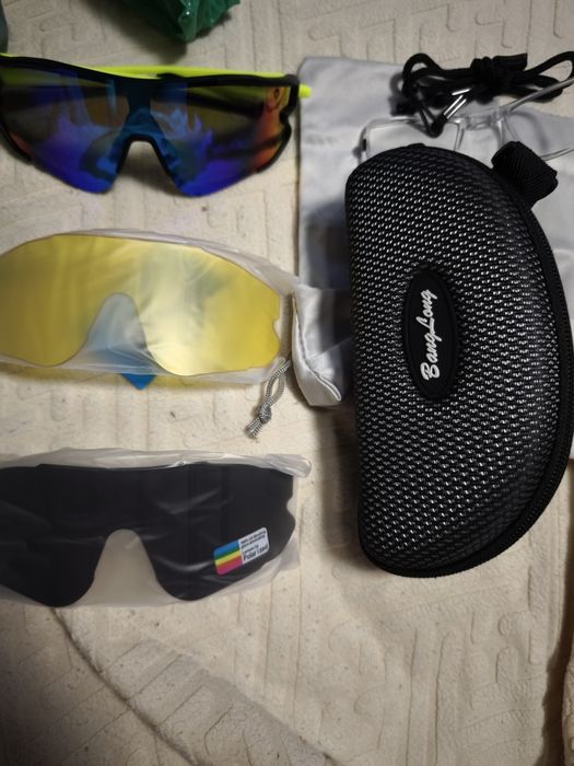 Óculos de sol de desporto coloridos para ciclismo