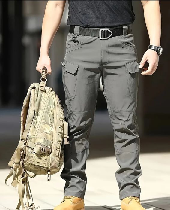 Męskie spodnie z kieszeniami