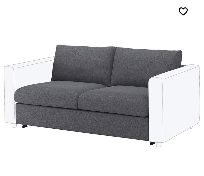 Capa de SofáCama Ikea VIMLE cinza Arroios • OLX Portugal