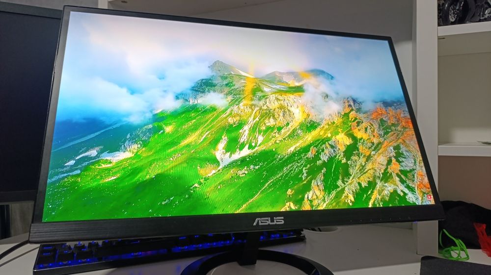 Pack 2x Monitores Full HD (HP 24" 75Hz + ASUS 21.5" IPS Ultrafino