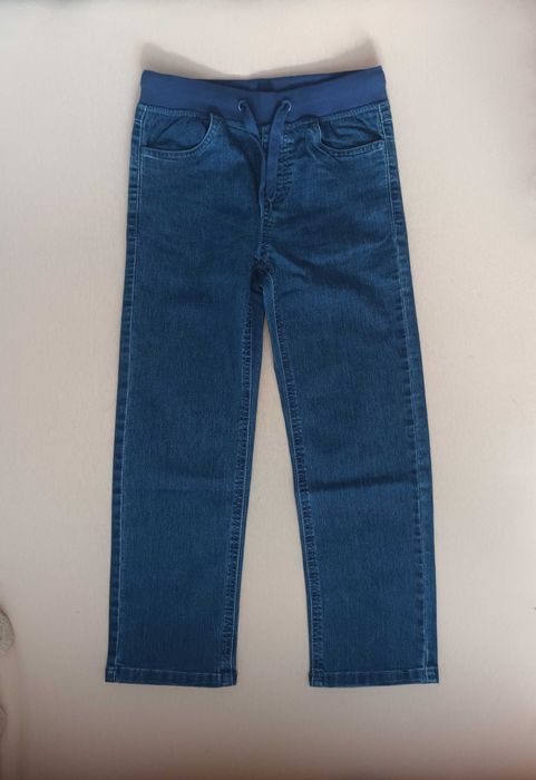 Nowe spodnie chłopięce, jeansowe rozm 140