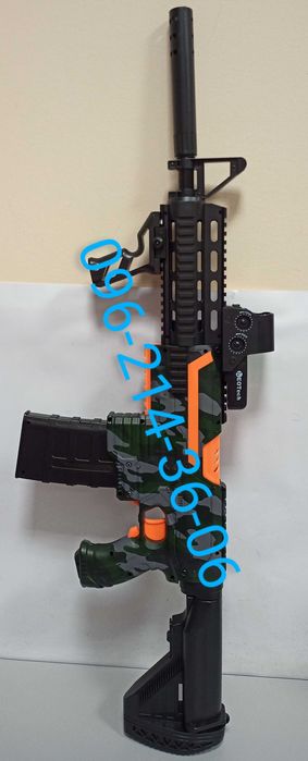 Детский автомат M416 на аккумуляторе коллиматорный прицел.