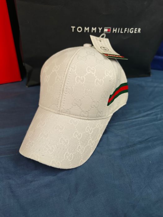 Czapka z daszkiem unisex Gucci monogram regulowana damska męska kolory premium