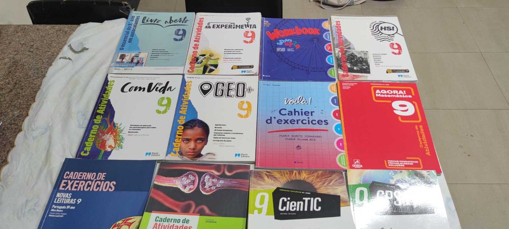 Cadernos/livros de atividades 9° ano