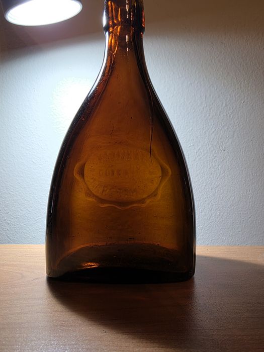 Stara przedwojenna butelka Rektyfikacja Warszawska