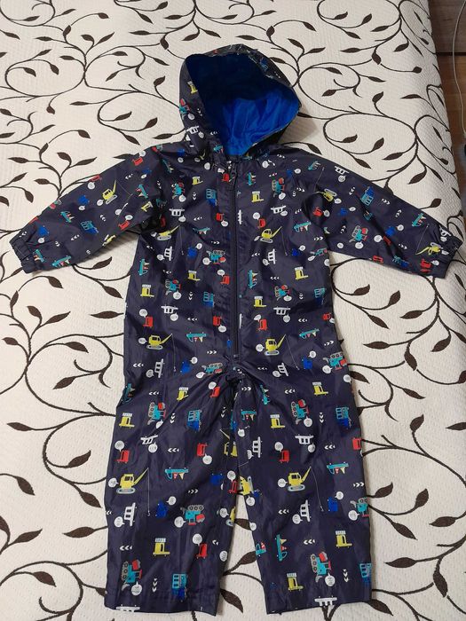 Комбинезон дождевик на подкладке на мальчика 1,5-2 лет,  Mothercare