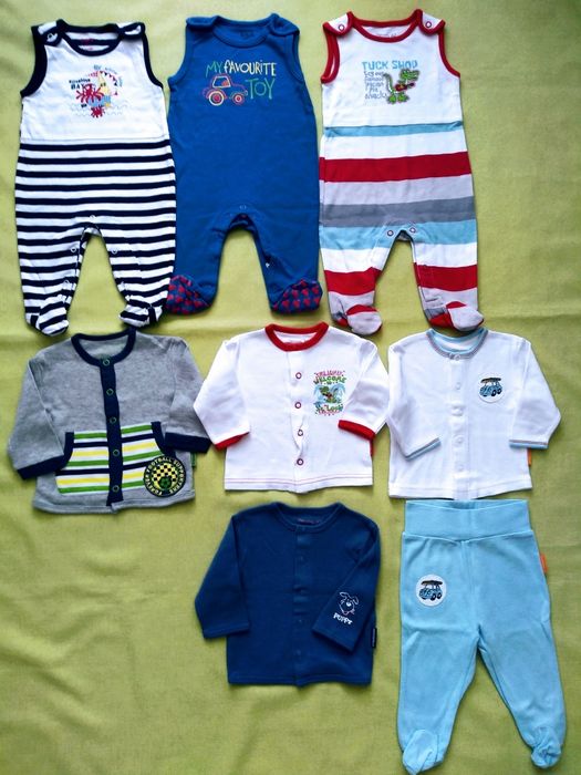 Paka nowe 62 śpiochy bluzka coccodrillo 5.10.15 komplet 100% bawełna