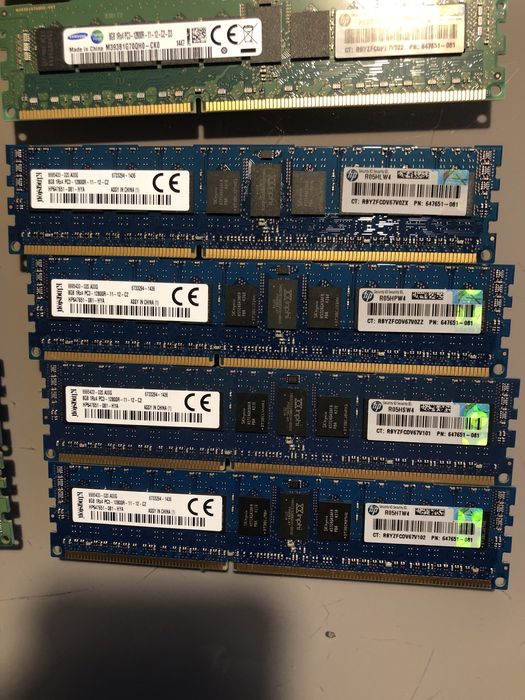 4x 8GB memoria RAM ECC PC3/DDR3