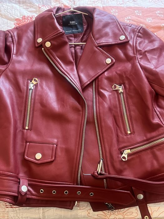 Zara leather jacket brand new condition