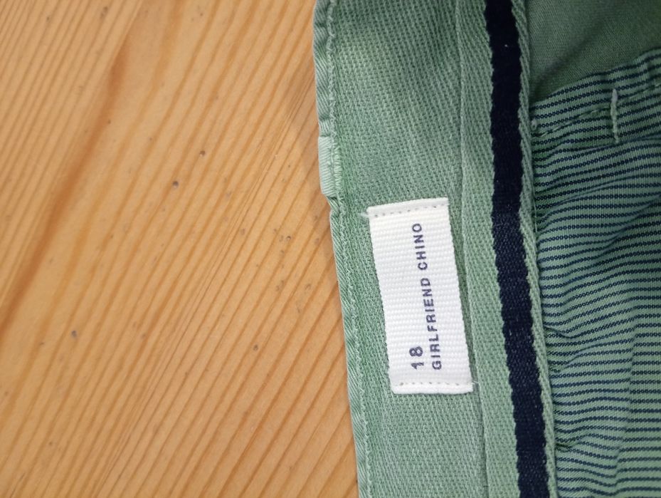 Spodnie bawełniane 7/8 rozm 46 Gap