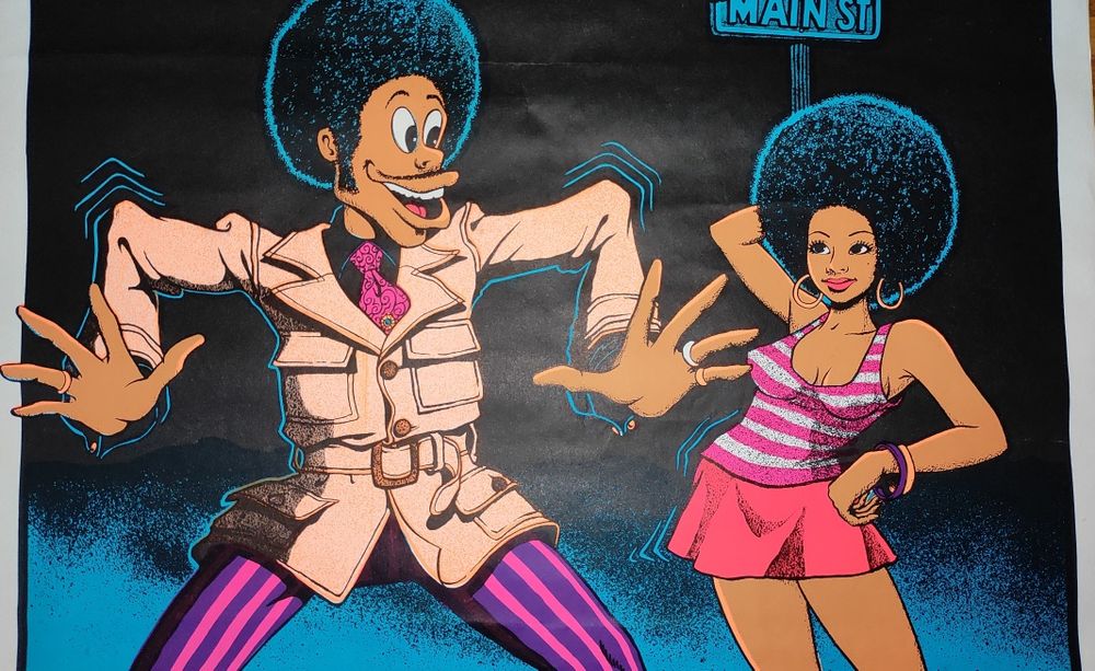 Say Baby Let's Boogie plakat, poster 1972  USA 89x58 cm Bar PUB lokal