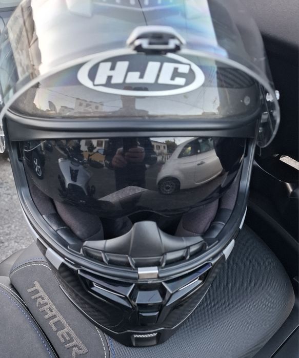 Capacete intregal Hjc rapha 70 em carbono tamanho L