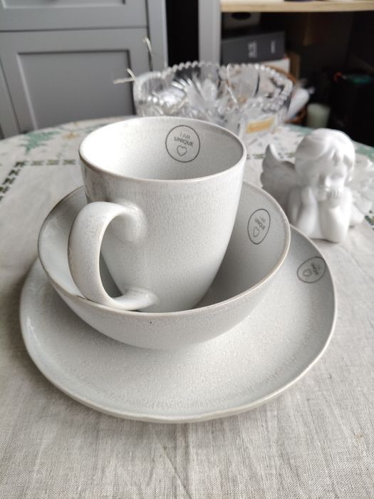 Westwing,Serwis śniadaniowy w stylu scandi/nordic dla 4 osób NOWY