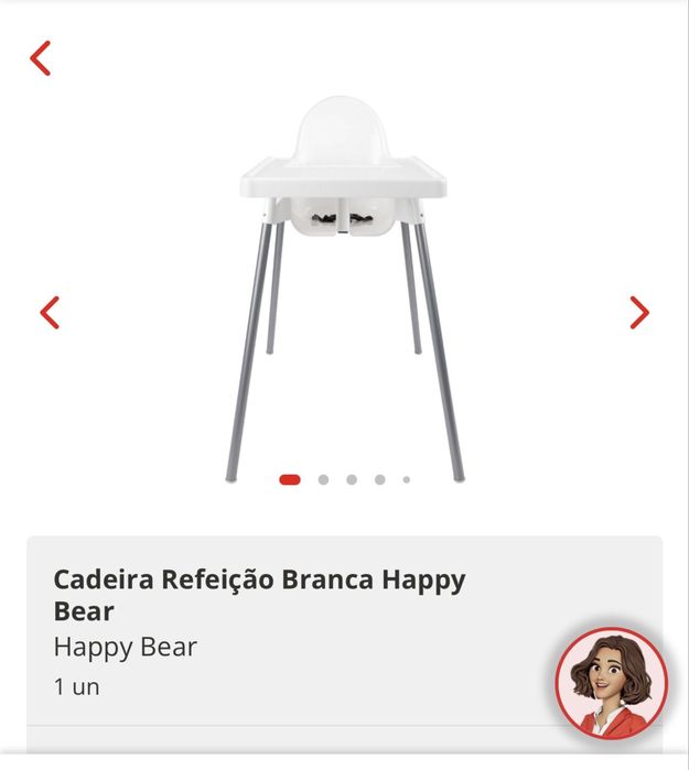 Cadeira de alimentação