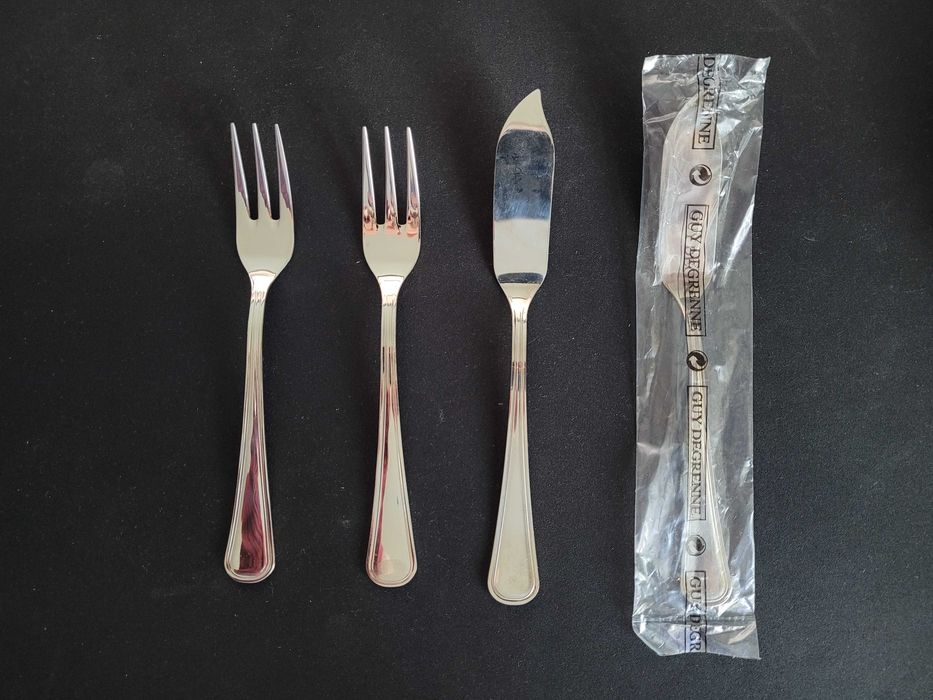 Conjunto x2 Garfo e Faca de Peixe (Guy Degrenne)