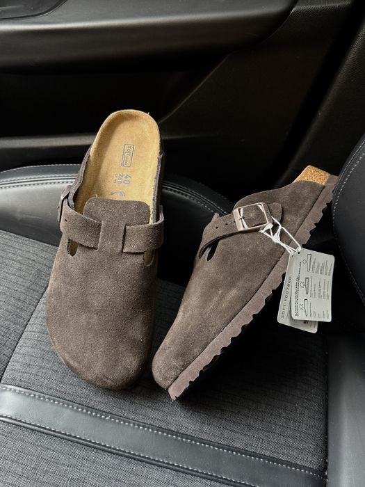 Шльопанці із колекції Birkenstock boston біркеншток, клоги, сабо.