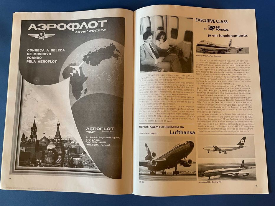 Lote 2 revistas Viajar - nº1 (1981) e nº 85 (1990)