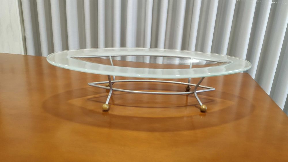 Peça decorativa em vidro