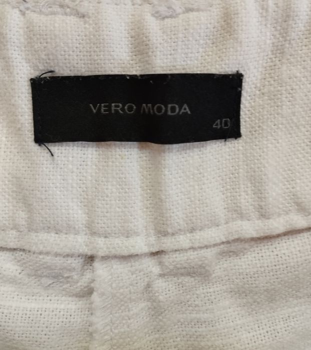 Лляні штани палаццо H&M Vero Moda