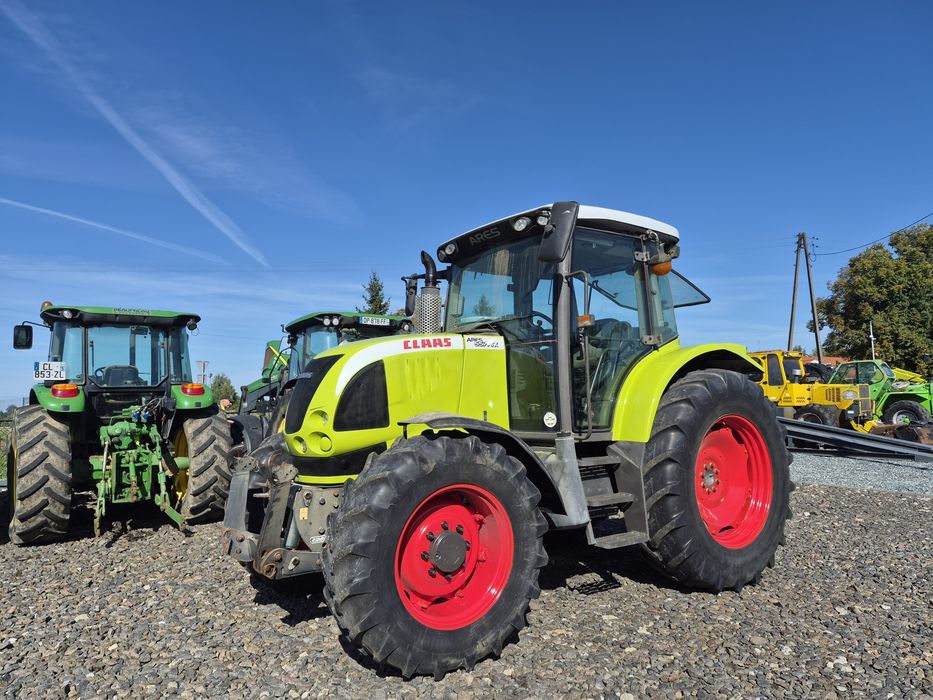 Claas Ares 557 ATX 104 KM John Deere Quadrishift 4x4 Klimatyzacja Rewers WOM 540 1000 TUZ Sprowadzony Francja Dokumenty Leasing Transport Tur możliwy