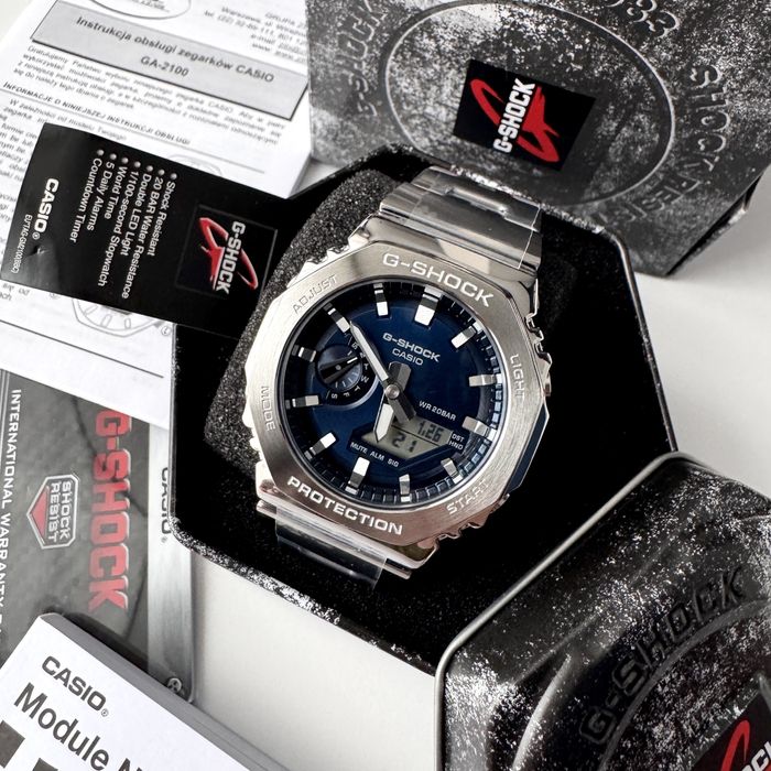 MegaSALE -30% Годинник  Casio G-Shock GM-2110D-2BER Оригінал 100%