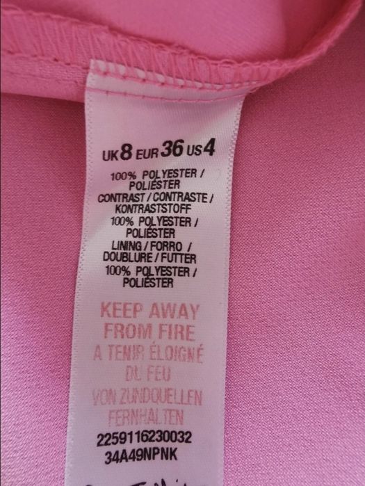 Różowy kombinezon Miss Selfridge Petites - rozm. 36 (S)